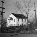 Original Ridgeway Mennonite Church, Harrisonburg, built 1946, started through missions efforts and street meetings (Jim Good photo)